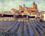 圣玛利景色 - 文森特·威廉·梵高